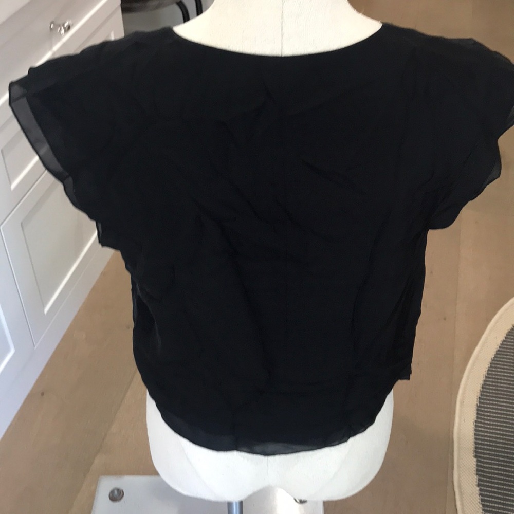 Black silk top *BEBE* - Picture 2 of 6